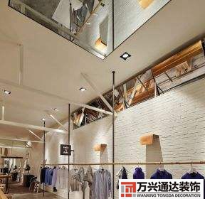 復古服裝店裝修效果圖服裝店復古風裝修效果圖