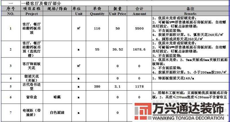 幼兒園裝修報價單幼兒園裝修價格多少錢一平